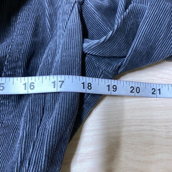 Loft Womens Gray Corduroy Jacket Size 6 Petite - Picture 3 of 4